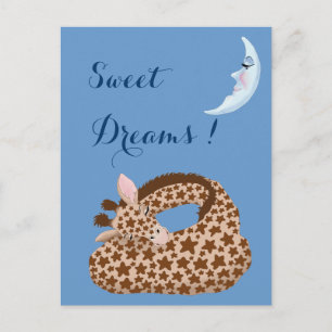 Giraffe Dreams Postcard