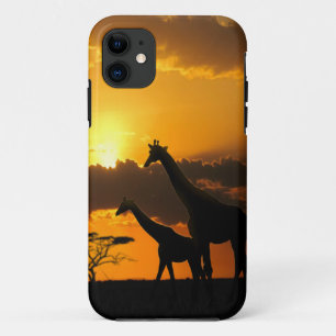 Giraffe Family 2 iPhone 11 Case
