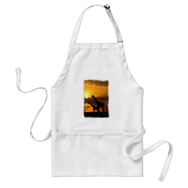 Giraffe Family 2 Standard Apron (Front)
