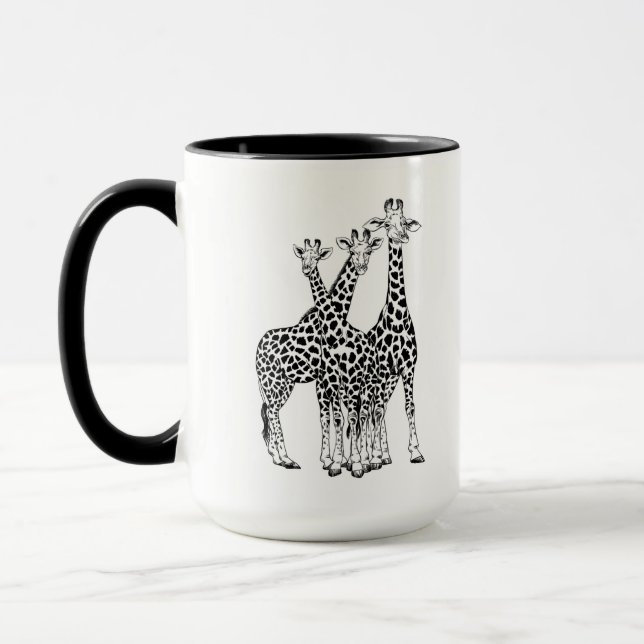 Giraffe family mug (Left)