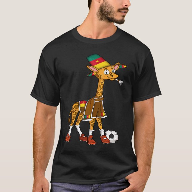 Giraffe Fan Cameroon T-Shirt (Front)