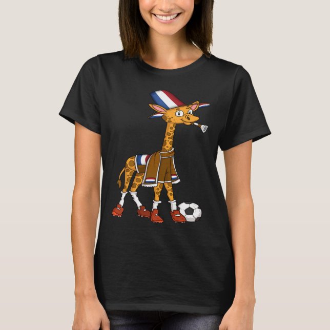 Giraffe Fan Holland T-Shirt (Front)