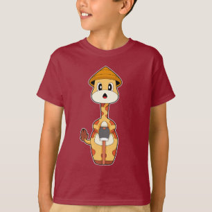 Giraffe Farmer Cultivator T-Shirt