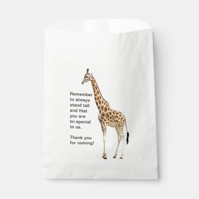 Giraffe Favour Bag (Front)
