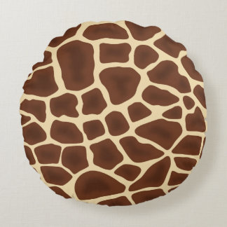Giraffe Flare Pressure Round Pillow