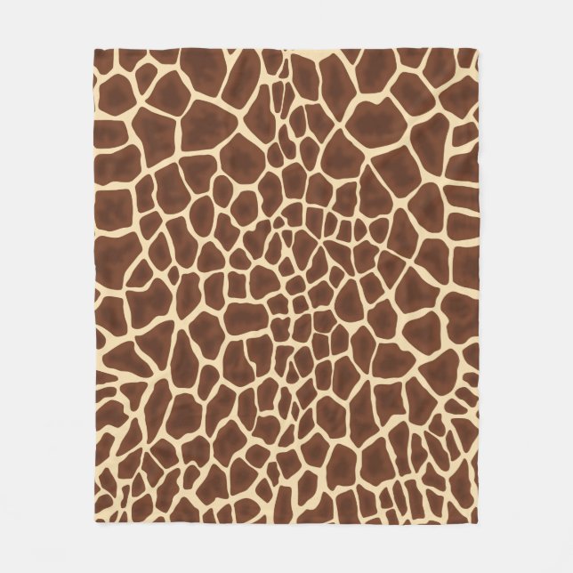 Giraffe Flecken Fleece Blanket (Front)