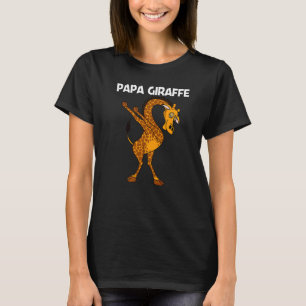 Giraffe For Men Dad Boys Safari Wild Zoo Animal T-Shirt
