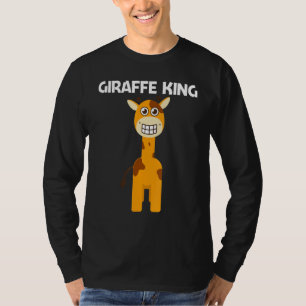 Giraffe For Men Dad Boys Safari Wildlife Animal T-Shirt