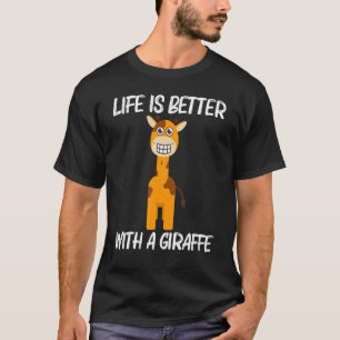 Giraffe For Men Women Safari Wildlife Animal T-Shirt