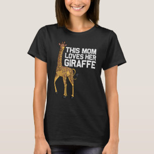 Giraffe For Mom Grandma Women Giraffe T-Shirt