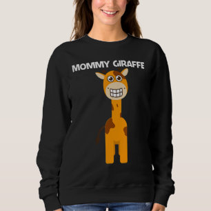 Giraffe For Women Mom Safari Wildlife Animal 1 Sweatshirt