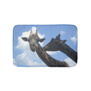 Giraffe Friends Bath Mat