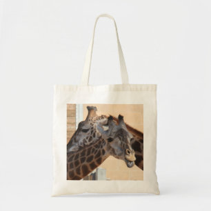 Giraffe Friends on Tote Bag