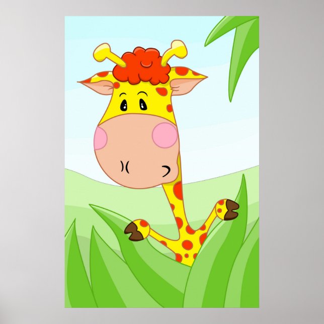 Giraffe from Africa Poster (Front)
