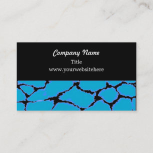 Giraffe Fur Pattern Business Card