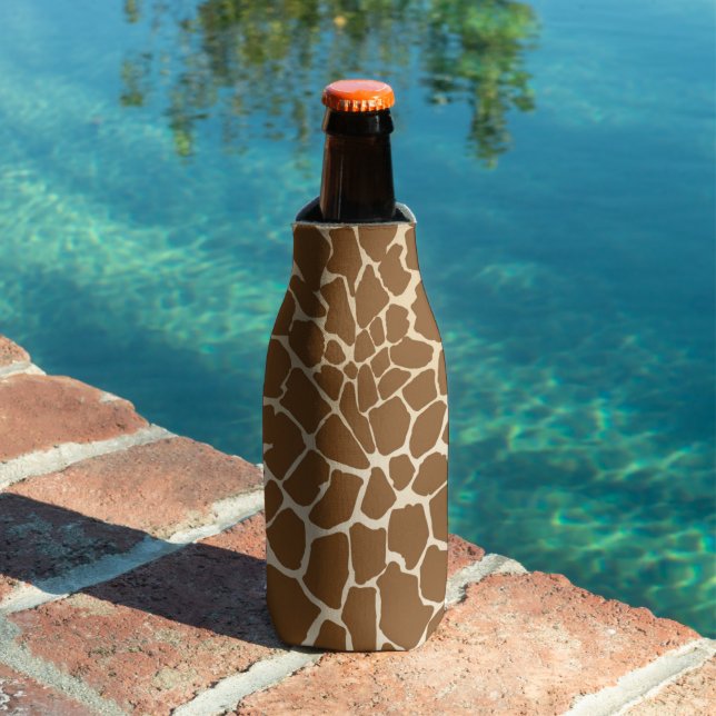 Giraffe Fur Pattern Print  Bottle Cooler (In Situ Pool)