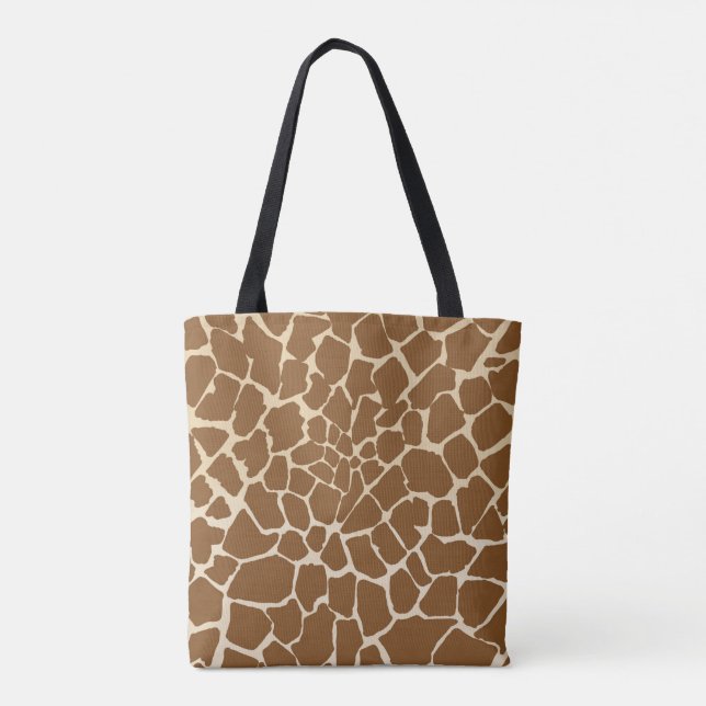 Giraffe Fur Pattern Print  Tote Bag (Back)