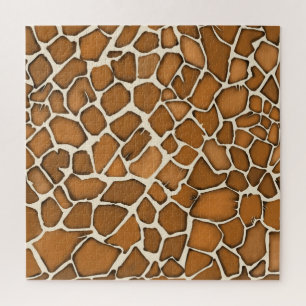 Giraffe Fur Patterned Print  Jigsaw Puzzle