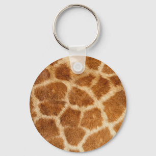 Giraffe Fur Print Keychain