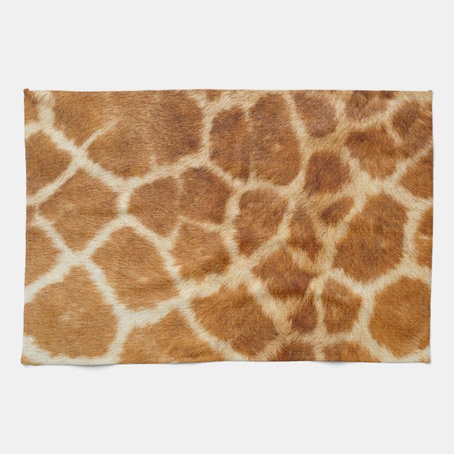 Giraffe Fur Print Kitchen Towel (Horizontal)
