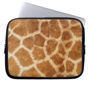 Giraffe Fur Print Laptop Sleeve