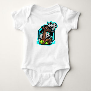 Giraffe Gaming Esport Mascot Baby Bodysuit