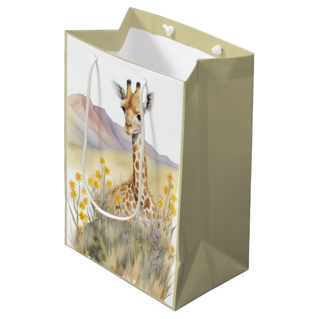 Giraffe Gift Bag (Front Angled)
