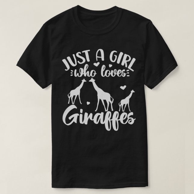 Giraffe Giraffes Cutest Giraffe T-Shirt (Design Front)