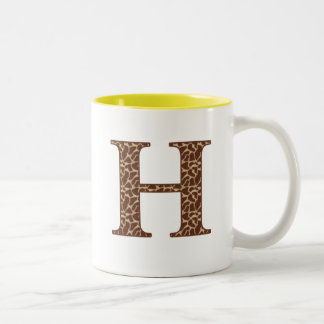 giraffe-h Two-Tone coffee mug