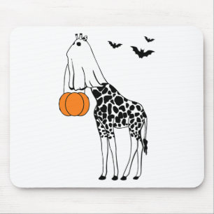 Giraffe Halloween Funny Halloween Outfit Costumes Mouse Pad