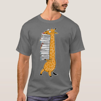Giraffe Holding a Stack of Books Phone Cases And O T-Shirt