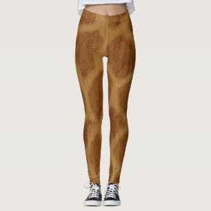 Giraffe Imprimer Leggings Motifs