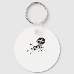 Giraffe in Space - Cool Astonomy Logo Essential T- Keychain