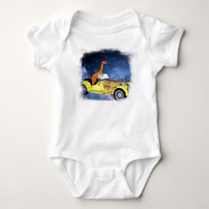 Giraffe in Space   Jersey Bodysuit