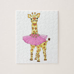 Giraffe in Tutu Jigsaw Puzzle