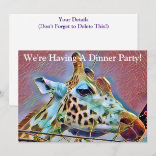 GIRAFFE INVITATION