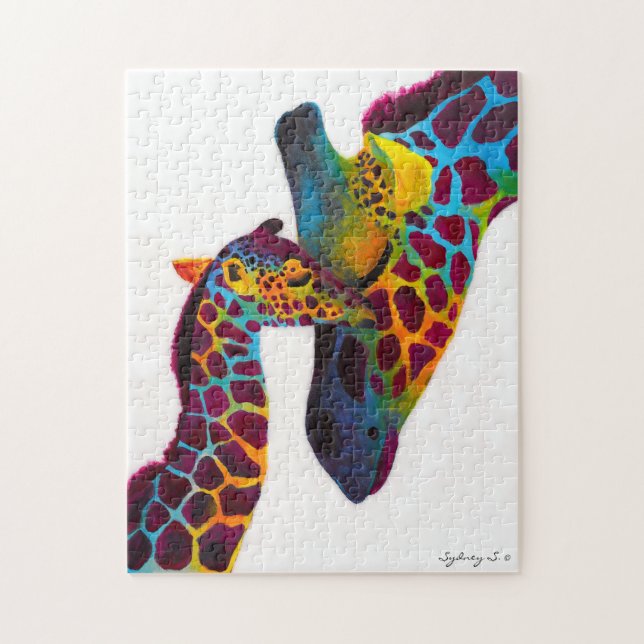 Giraffe Jigsaw Puzzle (Vertical)