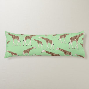 Giraffe Jungle Safari Animal Body Pillow