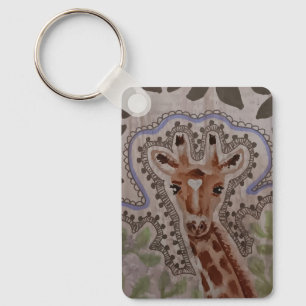 Giraffe Keychain