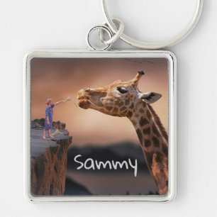Giraffe Keychain