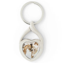 Giraffe keychain