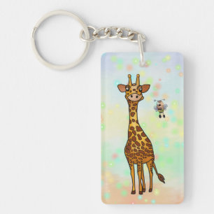 giraffe  keychain