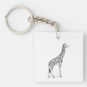 Giraffe Keychain