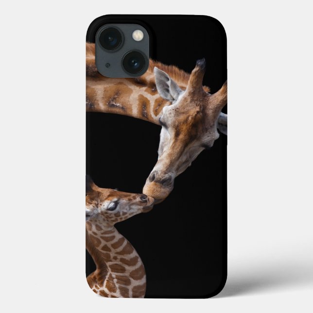 Giraffe Kisses iPad Case (Back)