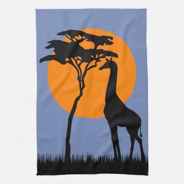 Giraffe Kitchen Towel (Vertical)
