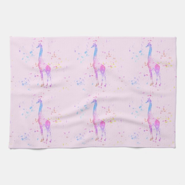 Giraffe Kitchen Towel (Horizontal)
