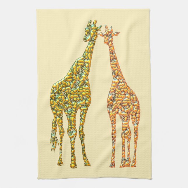 Giraffe Kitchen Towel (Vertical)