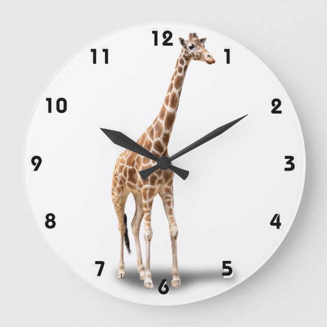 GIRAFFE LARGE CLOCK (Front)