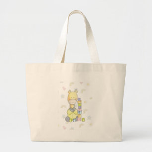 Giraffe Large Tote Bag