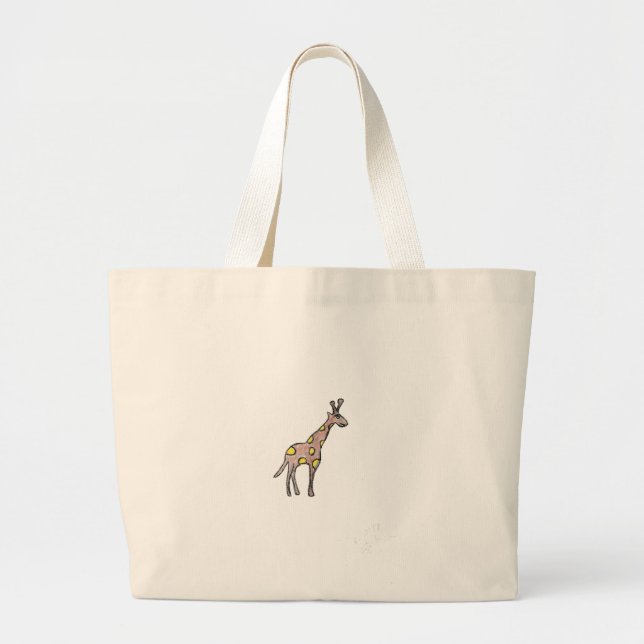 Giraffe  large tote bag (Front)